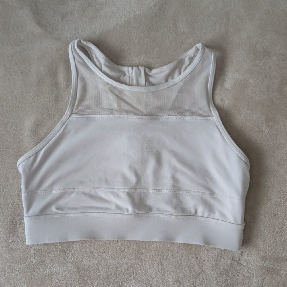 3/$30 ZYIA Active Sports Bra Womens Small All Star One More Rep Mesh High Neck